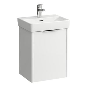 LAUFEN BASE skrinka pod umývadlo 41,5x32,1x51,5 cm, 1 dvierka, pánty vľavo, matná biela