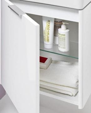LAUFEN BASE skrinka pod umývadlo 41,5x32,1x51,5 cm, 1 dvierka, pánty vľavo, matná biela H4021111102601 Obrázek - fotka