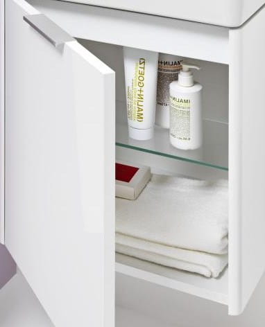 LAUFEN BASE skrinka pod umývadlo 41,5x32,1x51,5 cm, 1 dvierka, pánty vľavo, matná biela H4021111102601 Obrázek - fotka