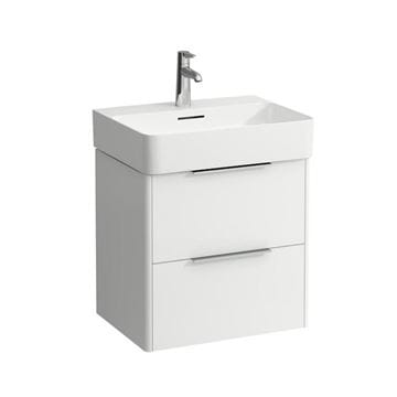 LAUFEN BASE skrinka pod umývadlo 53,3x39,1x51,5 cm, 2 zásuvky, biela mat