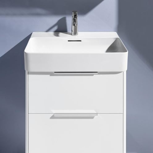 LAUFEN BASE skrinka pod umývadlo 53,3x39,1x51,5 cm, 2 zásuvky, biela mat H4021921102601 Obrázek - fotka