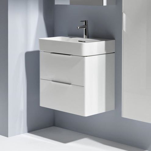 LAUFEN BASE skrinka pod umývadlo 53,3x39,1x51,5 cm, 2 zásuvky, biela mat H4021921102601 Obrázek - fotka
