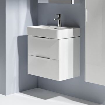 LAUFEN BASE skrinka pod umývadlo 53,3x39,1x51,5 cm, 2 zásuvky, biela mat H4021921102601 Obrázek - fotka