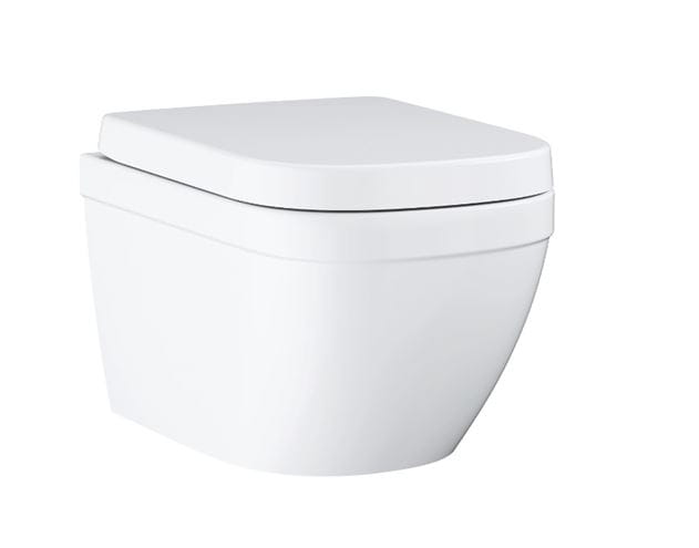 GROHE EURO CERAMIC závesné WC so SoftClose sedadlom, Rimless, Triple Vortex splachovanie, alpská biela 39554000 Obrázek - Hlavní obrázek