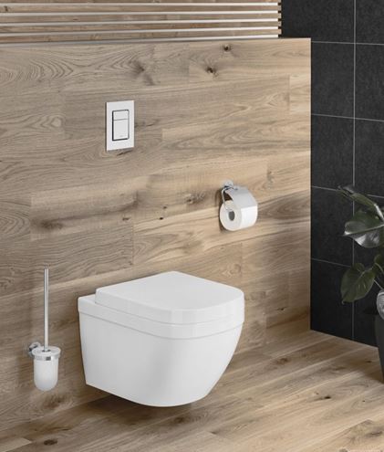 GROHE EURO CERAMIC závesné WC so SoftClose sedadlom, Rimless, Triple Vortex splachovanie, alpská biela 39554000 Obrázek - fotka
