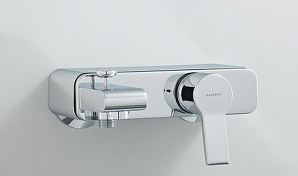 KLUDI O-CEAN vaňová nástenná batéria, s prepínačom, chróm 387700575 Obrázek - fotka