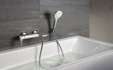 KLUDI AMEO vaňová nástenná batéria, s prepínačom, chróm 416710575 Obrázek - fotka