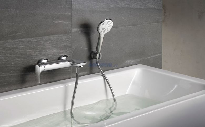 KLUDI AMEO vaňová nástenná batéria, s prepínačom, chróm 416710575 Obrázek - fotka
