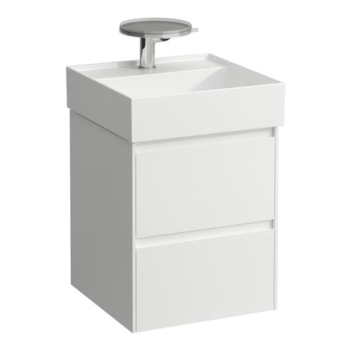 LAUFEN LANI skrinka pod umývadlo 43,7x44,8x51,5 cm, 2 zásuvky, s organizérom, matná biela H4039221122601 Obrázek - Hlavní obrázek