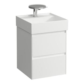 LAUFEN LANI skrinka pod umývadlo 43,7x44,8x51,5 cm, 2 zásuvky, s organizérom, matná biela