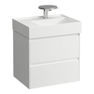 LAUFEN LANI skrinka pod umývadlo 58,4x44,8x51,5 cm, 2 zásuvky, s organizérom, matná biela