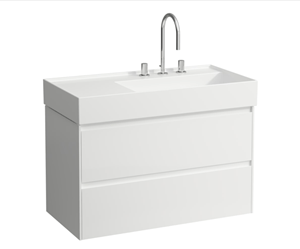 LAUFEN LANI skrinka pod umývadlo 88,2x44,8x51,5 cm, 2 zásuvky, s organizérom, matná biela