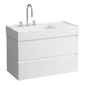 LAUFEN LANI skrinka pod umývadlo 88,2x44,8x51,5 cm, 2 zásuvky, s organizérom, matná biela