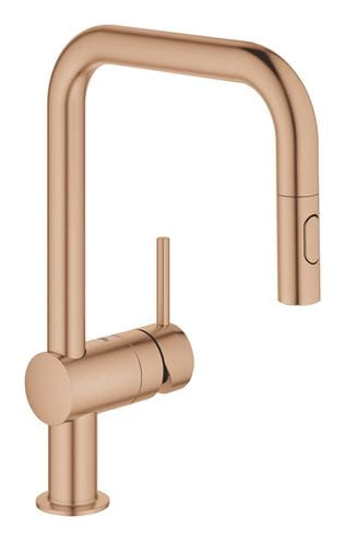 GROHE MINTA drezová batéria, s vyťahovacou sprškou, brúsený warm sunset 32322DL2 Obrázek - Hlavní obrázek