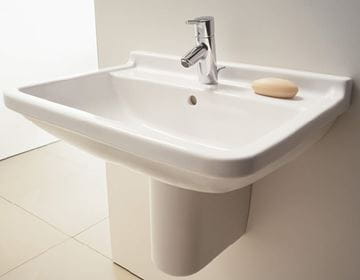 DURAVIT STARCK 3 umývadlo 50 cm, s otvorom pre batériu a prepadom 0300500000 Obrázek - fotka