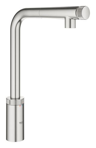 GROHE MINTA SMARTCONTROL drezová batéria, s výsuvnou koncovkou, supersteel 31613DC0 Obrázek - Hlavní obrázek