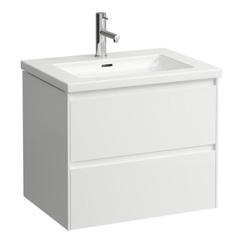 LAUFEN LANI skrinka pod umývadlo 63,6x47,1x51,5 cm, 2 zásuvky, s organizérom, matná biela H4041521122601 Obrázek - Hlavní obrázek