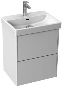 LAUFEN LA CASA 5 skrinka s umývadlom 56,5x44x67,4 cm, 2 zásuvky, Push-open, biela