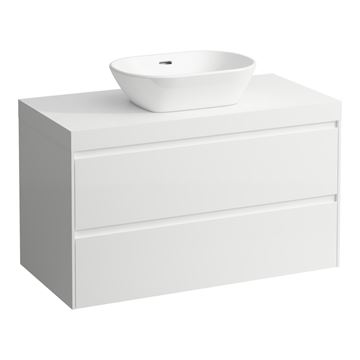 LAUFEN LANI skrinka pod umývadlo, 98,5x49,3x58 cm, 2 zásuvky, matná biela