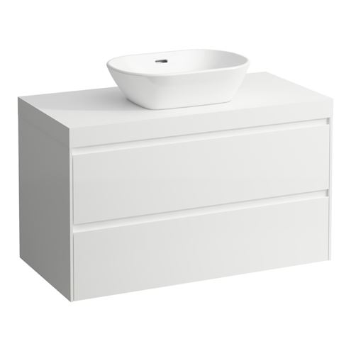 LAUFEN LANI skrinka pod umývadlo, 98,5x49,3x58 cm, 2 zásuvky, matná biela H4045611122601 Obrázek - Hlavní obrázek
