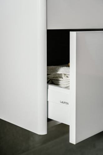 LAUFEN BASE skrinka pod umývadlo 118x39, 1x51, 5 cm, 2 zásuvky, matná biela H4024721102601 Obrázek - fotka