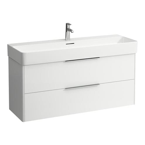 LAUFEN BASE skrinka pod umývadlo 118x39, 1x51, 5 cm, 2 zásuvky, matná biela H4024721102601 Obrázek - Hlavní obrázek