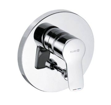 KLUDI PURE&EASY vaňová podomietková batéria, s prepínačom, chróm
