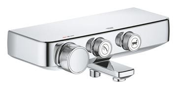 GROHE GROHTHERM SMARTCONTROL vaňová nástenná termostatická batéria, s prepínačom, chróm
