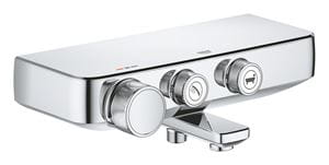 GROHE GROHTHERM SMARTCONTROL vaňová nástenná termostatická batéria, s prepínačom, chróm