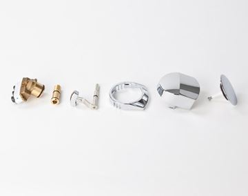 HANSGROHE EXAFILL sada krytiek pre napúšťaciu a odtokovú súpravu, chróm 58128000 Obrázek - fotka