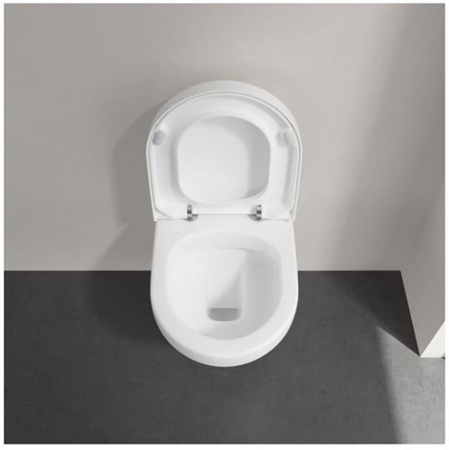 VILLEROY & BOCH ARCHITECTURA WC sedadlo, SoftClosing, alpská biela 9M66S201 Obrázek - fotka