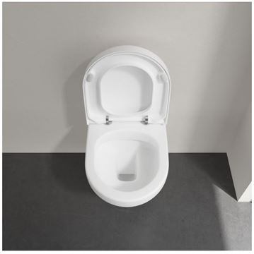 VILLEROY & BOCH ARCHITECTURA WC sedadlo, SoftClosing, alpská biela 9M66S201 Obrázek - fotka
