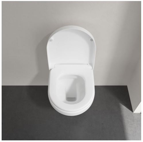 VILLEROY & BOCH ARCHITECTURA WC sedadlo, SoftClosing, alpská biela 9M66S201 Obrázek - fotka