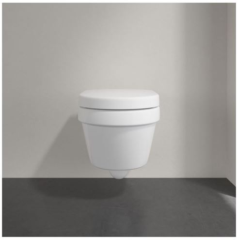 VILLEROY & BOCH ARCHITECTURA WC sedadlo, SoftClosing, alpská biela 9M66S201 Obrázek - fotka