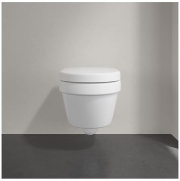 VILLEROY & BOCH ARCHITECTURA WC sedadlo, SoftClosing, alpská biela 9M66S201 Obrázek - fotka