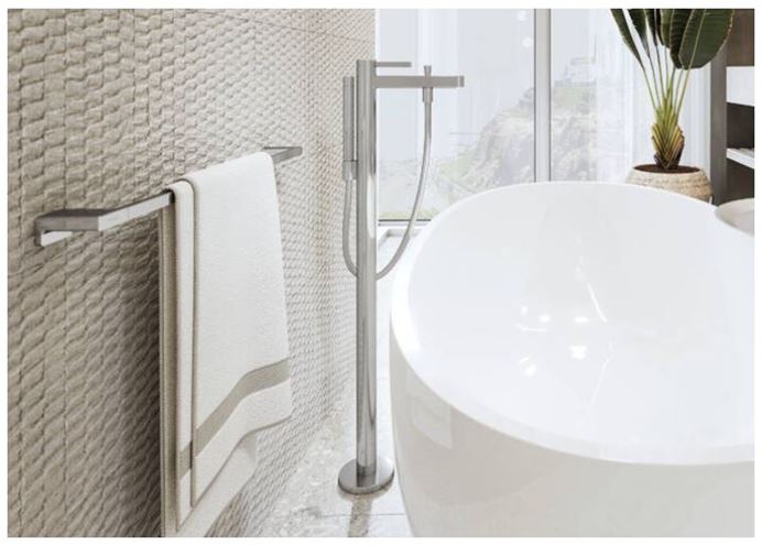 HANSGROHE FINORIS vaňová batéria na podlahu, so sprchovou súpravou, chróm 76445000 Obrázek - fotka