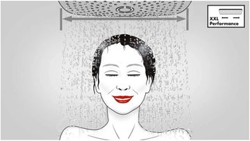 HANSGROHE VERNIS BLEND batéria na okraj vane, 2-otvorová, so sprchovou súpravou, chróm 71461000 Obrázek - fotka