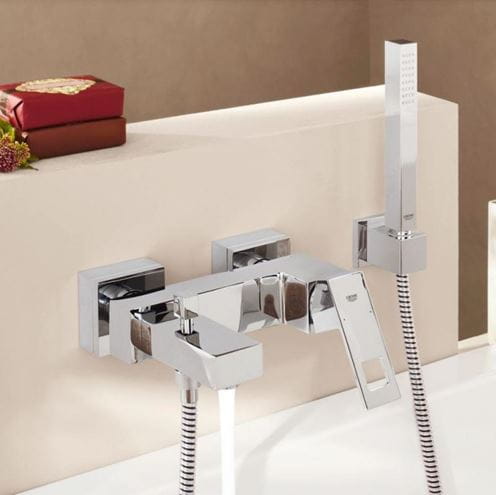 GROHE EUROCUBE vaňová nástenná batéria, s prepínačom, chróm 23140000 Obrázek - fotka