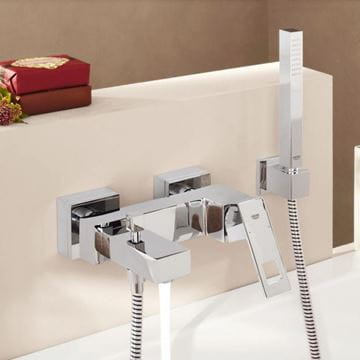GROHE EUROCUBE vaňová nástenná batéria, s prepínačom, chróm 23140000 Obrázek - fotka