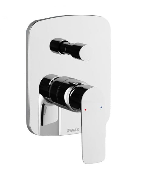 RAVAK CLASSIC CL 065.00 vaňová podomietková batéria, s prepínačom, chróm