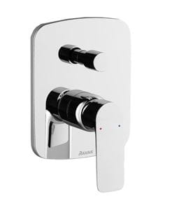 RAVAK CLASSIC CL 065.00 vaňová podomietková batéria, s prepínačom, chróm