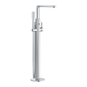 GROHE LINEARE vaňová batéria na podlahu, s prepínačom, so sprchovou súpravou, chróm