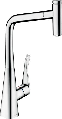 HANSGROHE METRIS SELECT M71 drezová batéria, s vyťahovacou koncovkou, chróm 14884000 Obrázek - Hlavní obrázek