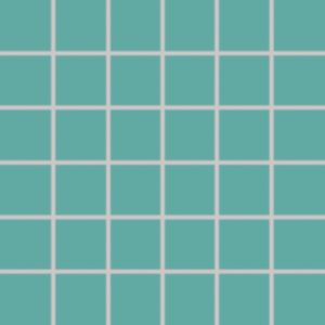 RAKO COLOR TWO mozaika 30x30(5x5) cm, lepená na sieti, mat, tyrkysová