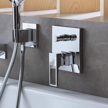 HANSGROHE METROPOL vaňová podomietková batéria, s prepínačom, chróm 74545000 Obrázek - fotka