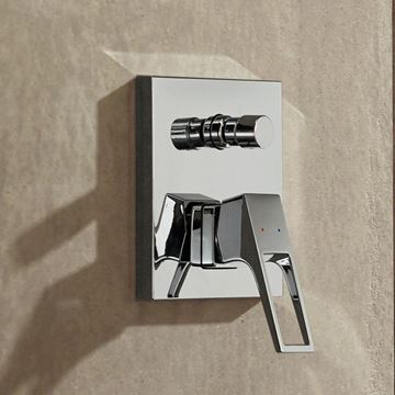 HANSGROHE METROPOL vaňová podomietková batéria, s prepínačom, chróm 74545000 Obrázek - fotka
