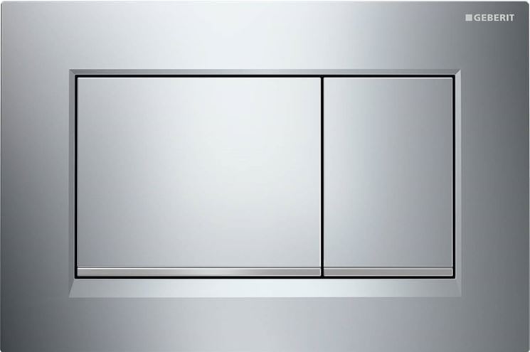 GEBERIT SIGMA 20 ovládacie tlačidlo pre dve splachovania, plast, lesklý/matný chróm 115.883.KH.1 Obrázek - Hlavní obrázek