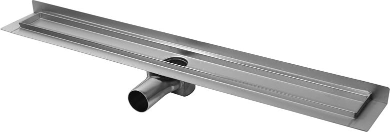 CONCEPT 50 sprchový žľab 785 mm, k stene, bočný odtok pr. 50 mm, bez roštu, nerez oceľ 413962 Obrázek - Hlavní obrázek