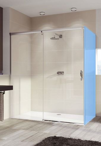 HÜPPE AURA ELEGANCE GT1300 sprchové dvere 130x200 cm, posuvné, ľavé, strieborná lesklá/sklo číre 401415.092.322 Obrázek - Hlavní obrázek