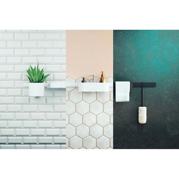 HANSGROHE WALLSTORIS háčik na uterák, matná biela 27929700 Obrázek - fotka